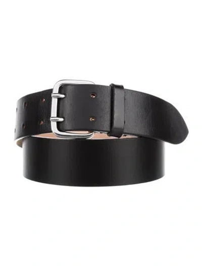 Pre-owned Dehanche Leather Belt In Black