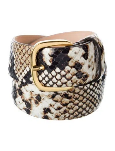 Pre-owned Dehanche Leather Belt In Black