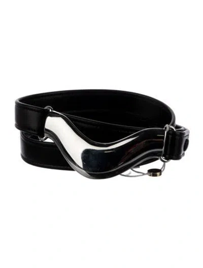 Pre-owned Dehanche Leather Belt In Black
