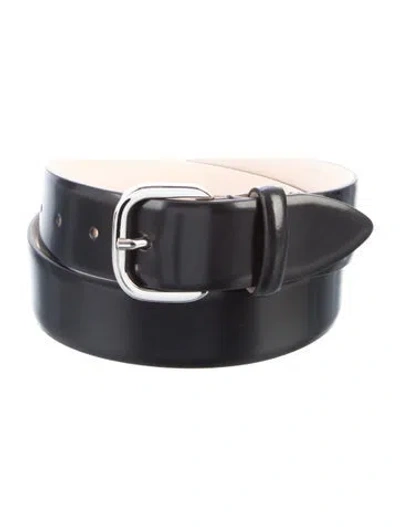 Pre-owned Dehanche Leather Belt In Black