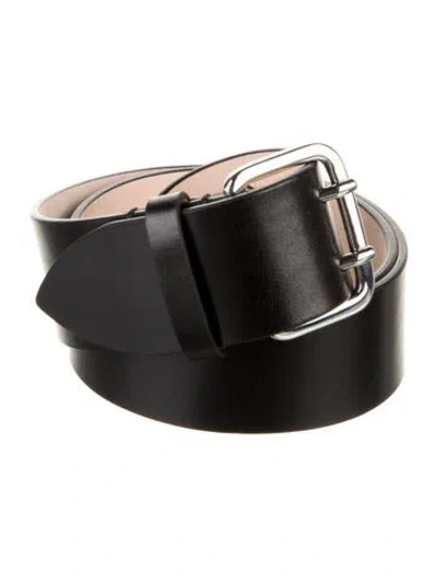 Pre-owned Dehanche Leather Belt In Black