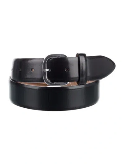 Pre-owned Dehanche Leather Belt In Black