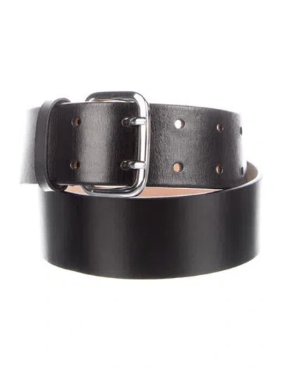 Pre-owned Dehanche Leather Belt In Black