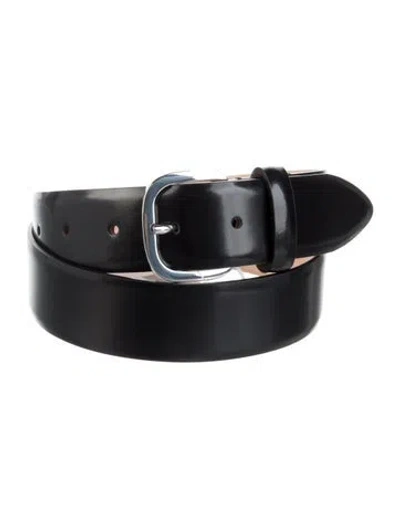 Pre-owned Dehanche Leather Belt In Black