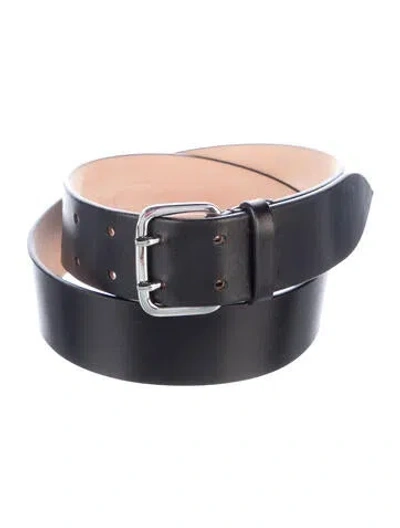 Pre-owned Dehanche Leather Belt In Black