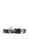 Dehanche Leather Belts In Black