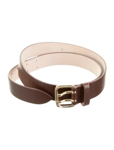 Pre-owned Dehanche Leather Belt In Brown