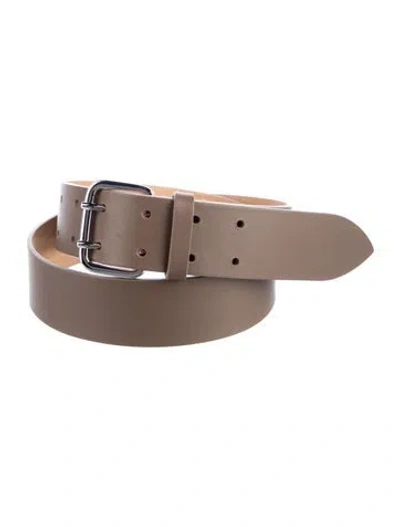Pre-owned Dehanche Leather Belt In Neutral