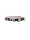 Dehanche Black Revenge Studded Leather Belt In Black