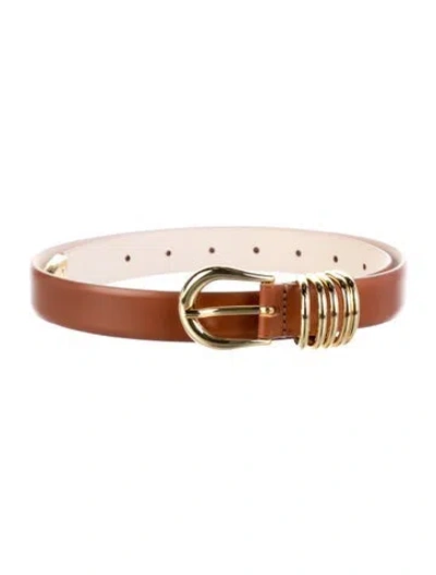 Pre-owned Dehanche Leather Belt W/ Tags In Brown