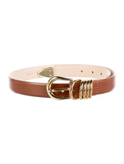 Pre-owned Dehanche Leather Belt W/ Tags In Brown