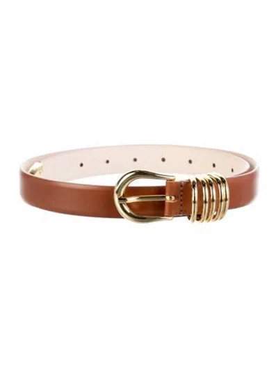 Pre-owned Dehanche Leather Belt W/ Tags In Brown