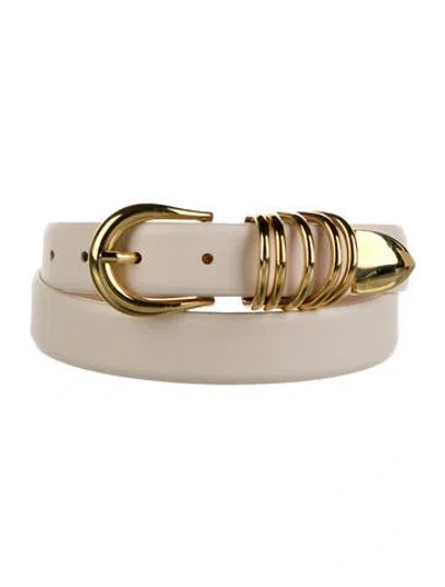 Pre-owned Dehanche Leather Waist Belt In Pink