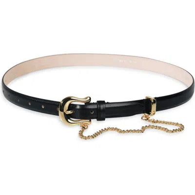 Dehanche Déhanche Luzia Chain Leather Belt In Black