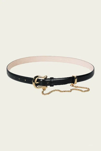 Dehanche Luzia Leather Belt In Black