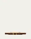 Dehanche Mija Suede Belt In Brown