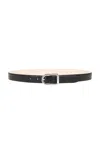Dehanche Mija Viper Belt In Black Viper & Silver