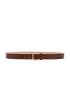 Dehanche Mini Hutch Leather Belt In Brown