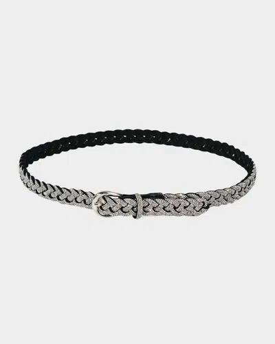 Dehanche Priscilla Crystal Belt In Metallic