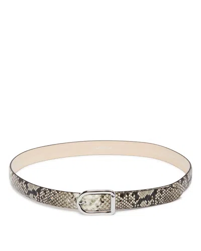 Dehanche Python-print Mija Belt In Pink