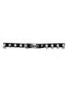 Dehanche Embellished Leather Belt In Black