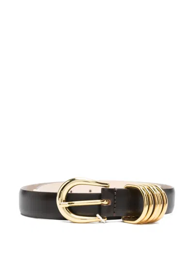 Dehanche Ring-detail Belt In Black