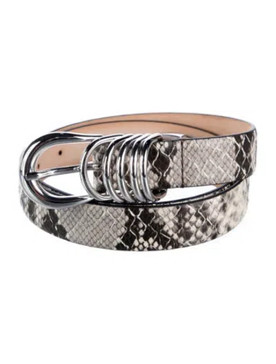 Pre-owned Dehanche Skinny Leather Waist Belt In Multicolor