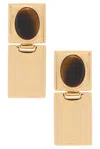 Dehanche Stone Drop Hinge Earrings In Multi