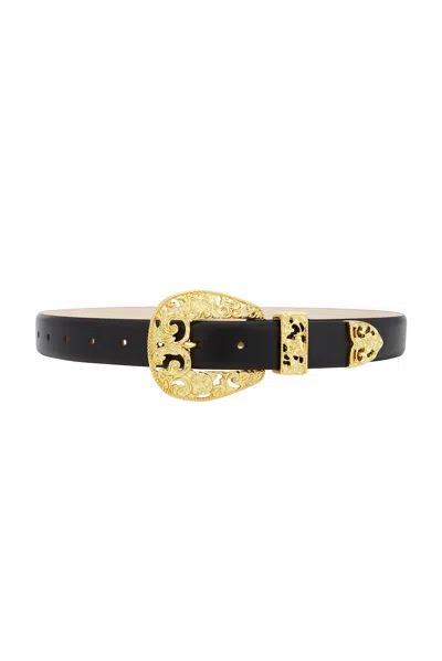 Dehanche Versailles Belt In Black & Gold