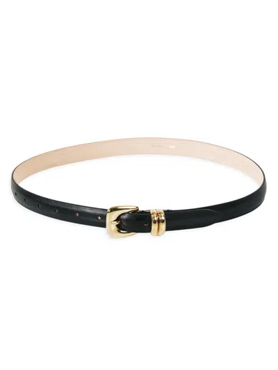Dehanche Women's Altura Leather Belt In Black