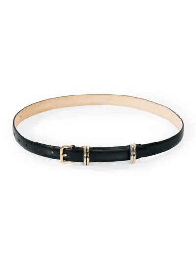 Dehanche Women's Constance Leather Belt In Black