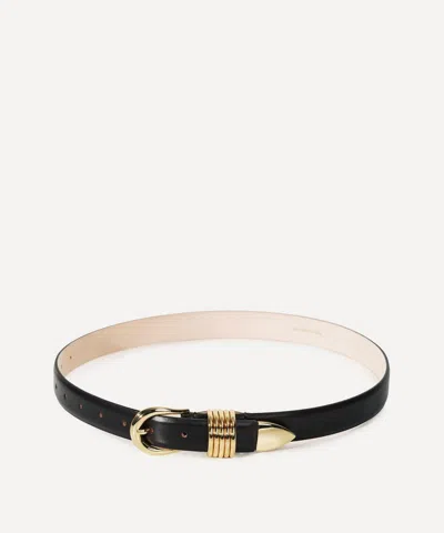 Dehanche Women's Hollyhock Leather Belt In Black