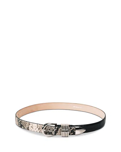 Dehanche Women's Hollyhock Leather Belt In Black