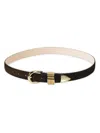 Dehanche Women's Hollyhock Suede Belt In Gray