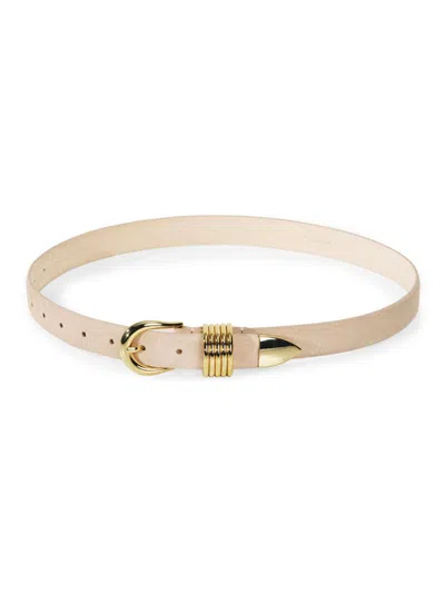 Dehanche Women's Hollyhock Suede Belt In Gold