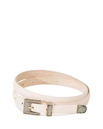 Dehanche Women's Lottie Western Leather Belt In Nude