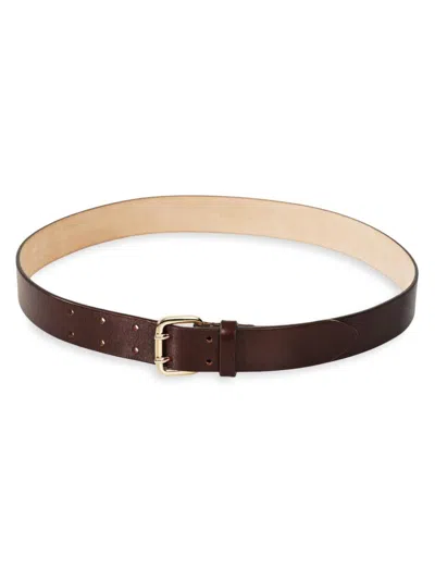 Dehanche Women's Mini Hutch Leather Belt In Metallic