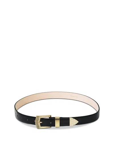 Dehanche Women's Rosen Leather Belt In Black