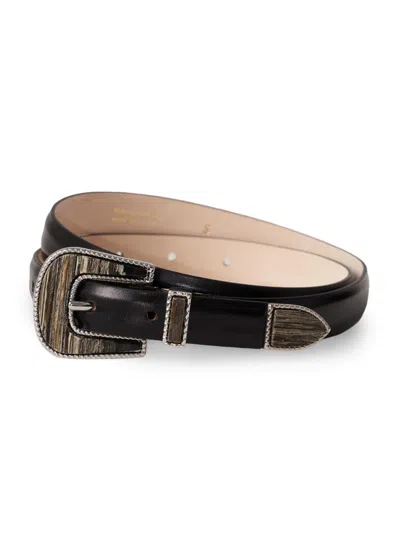 Dehanche Women's Travertine Smooth Leather Belt In Gold