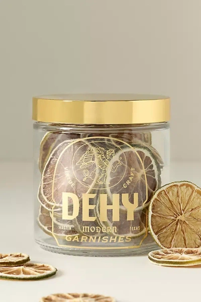 Dehy Drated Blood Orange Garnish Slices In Gold