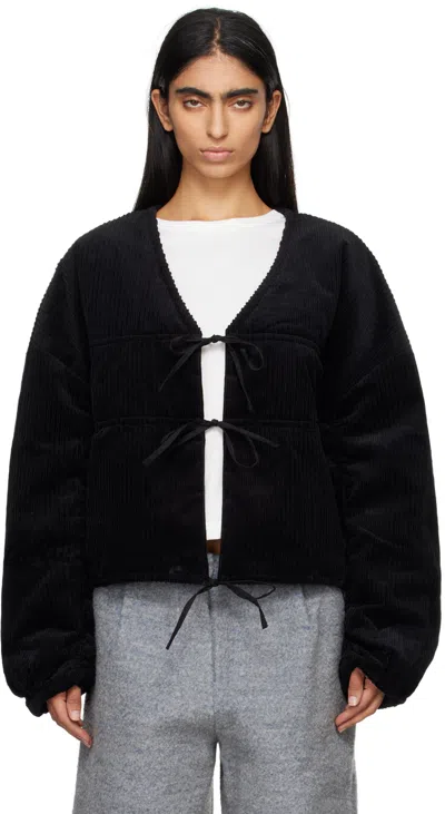 Deiji Studios Black Reversible Cord Coat