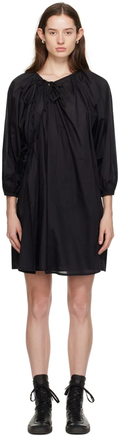 Deiji Studios Black 'the Arc' Minidress