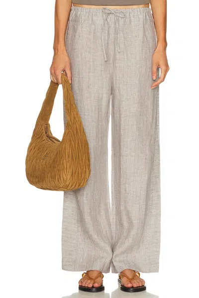Deiji Studios Double Waist Linen Pant