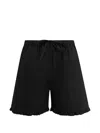 Deiji Studios Drawstring Shorts In Black