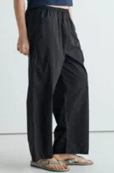 Deiji Studios Ease Cotton Pants In Black