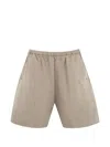 Deiji Studios Elasticated-waist Shorts In Brown