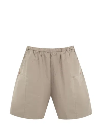 Deiji Studios Elasticated-waist Shorts In Brown