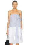 Deiji Studios Flow Top In Blue