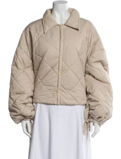 Pre-owned Deiji Studios Jacket In Neutral