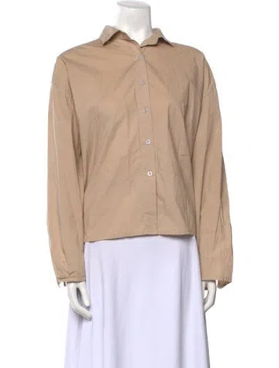 Pre-owned Deiji Studios Linen Long Sleeve Sweatshirt In Neutral